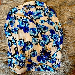 So small long sleeve sheer top